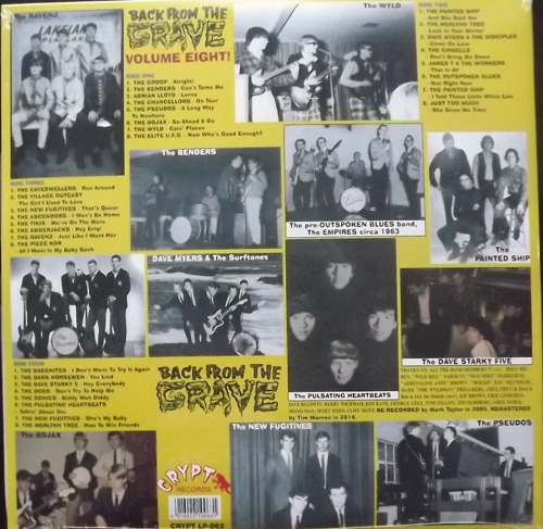 VARIOUS Back From The Grave Volume 8 (Crypt - Germany reissue) (NEW) 2LP