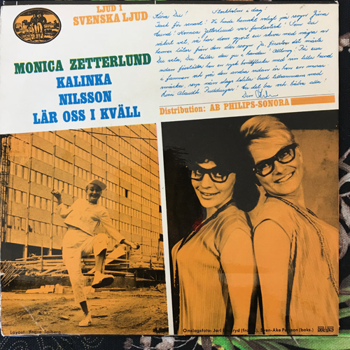 MONICA ZETTERLUND Kalinka (Svenska Ljud - Sweden original) (VG+/VG) 7"