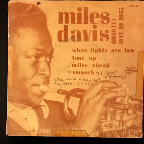 MILES DAVIS QUARTET, the When Lights Are Low (Metronome - Sweden original) (G/VG-) 7"