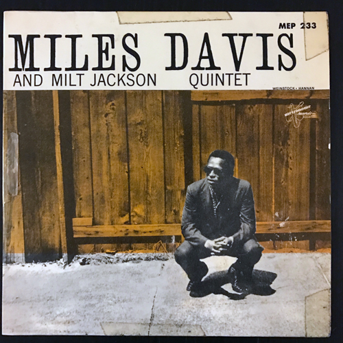 MILES DAVIS Miles Davis And Milt Jackson All Star Quintet (Metronome - Sweden original) (VG-/VG) 7"