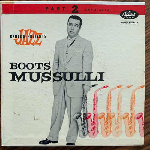 BOOTS MUSSULLI Boots Mussulli, Part 2 (Capitol - Germany original) (VG/VG+) 7"