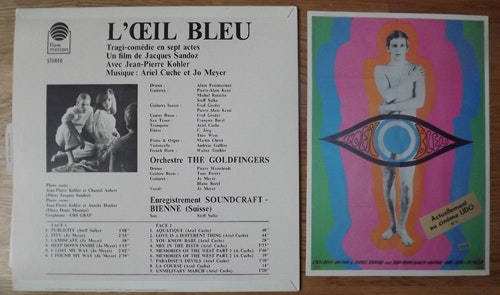 SOUNDTRACK L'Oeil Bleu (Flow Motion - Switzerland reissue) (EX/NM) LP