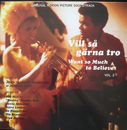 SOUNDTRACK John "Rabbit" Bundrick & Johnny Nash ‎– Vill Så Gärna Tro - Want So Much To Believe Vol. 2 (Mellotronen - Sweden original) (SS) LP+DVD