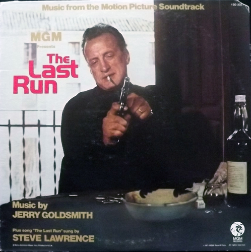 SOUNDTRACK Jerry Goldsmith ‎– The Last Run (MGM - USA original) (VG/VG+) LP
