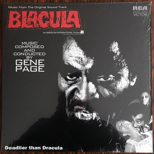 SOUNDTRACK Gene Page - Blacula (RCA - USA reissue) (NM/EX) LP