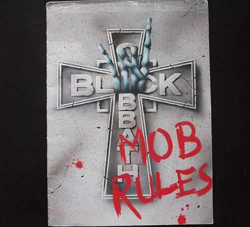 BLACK SABBATH Mob Rules (VG) TOUR PROGRAM