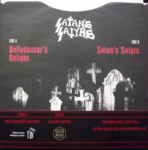 SATAN'S SATYRS Live At The Black Cat (Trash King - Japan original) (NM/EX) 7"