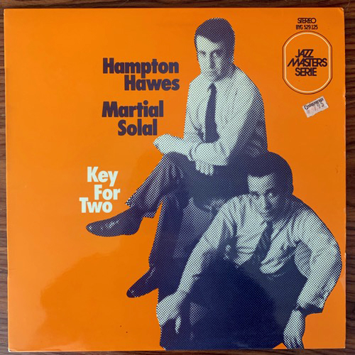 HAMPTON HAWES, MARTIAL SOLAL Key For Two (BYG - France original) (VG+) LP