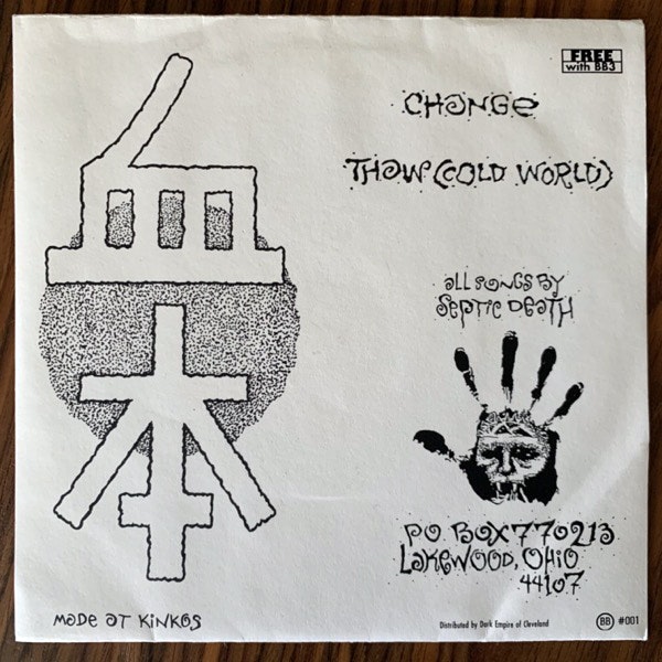 INTEGRITY Change (Blood Book - USA original) (VG/VG+) 7"