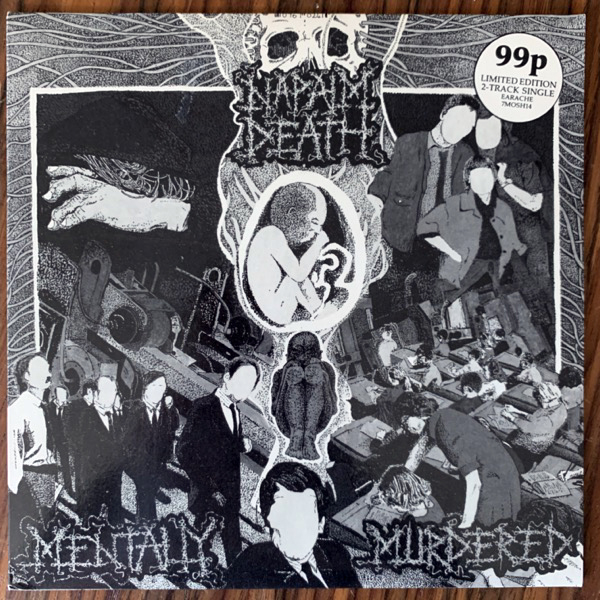 NAPALM DEATH Mentally Murdered (Earache - UK original) (EX) 7"