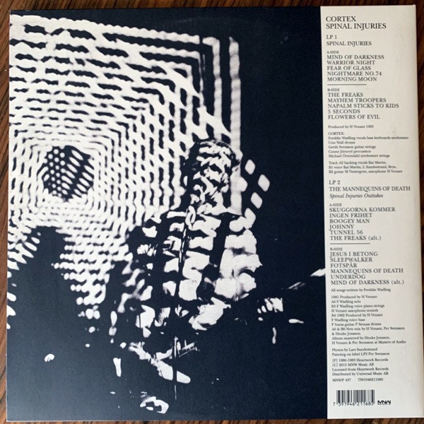CORTEX Spinal Injuries / The Mannequins Of Death (Spinal Injuries Outtakes) (Grey vinyl) (MNW - Sweden 2nd repress) (EX/NM) 2LP