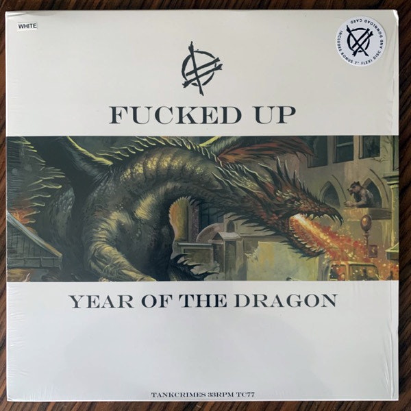 FUCKED UP Year Of The Dragon (White vinyl) (Tankcrimes - USA original) (VG+/NM) 12" EP + FLEXI 7"