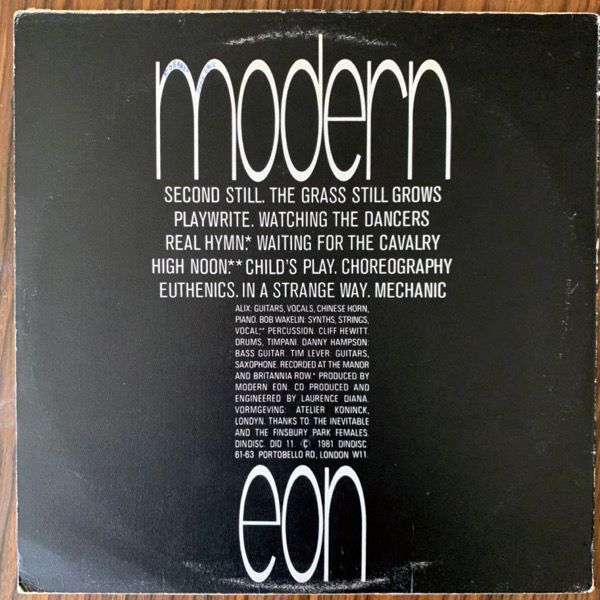 MODERN EON Fiction Tales (Dindisc - UK original) (VG/VG+) LP