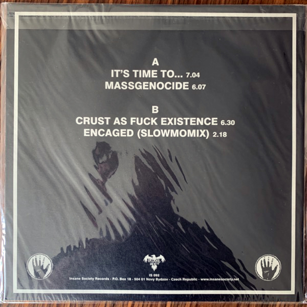 WARCOLLAPSE Crust As Fuck Existence (Insane Society - Czech Republic 2009 reissue) (NM) MLP