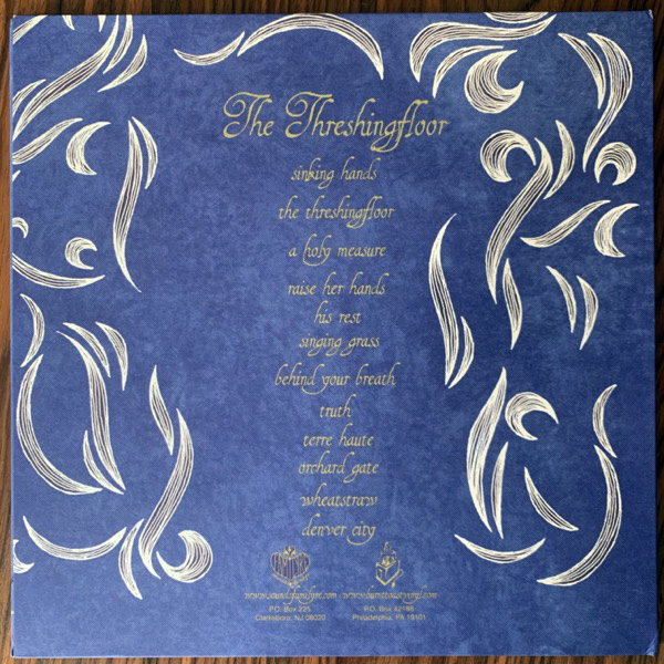 WOVENHAND The Threshingfloor (Blue vinyl) (Burnt Toast - USA original) (EX/NM) LP
