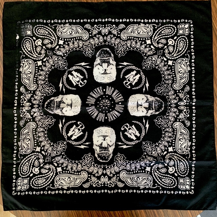 BOB WAYNE Logo (USED) BANDANA