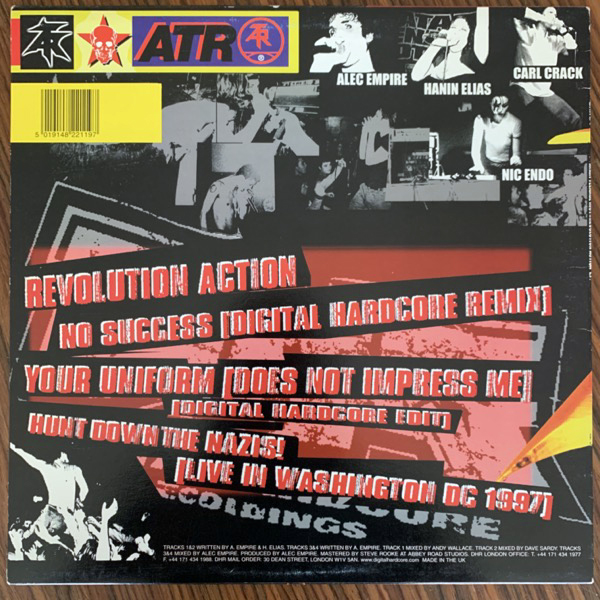 ATARI TEENAGE RIOT Revolution Action E.P. (Digital Hardcore - UK original) (VG+) 12" EP