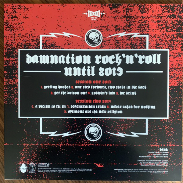 KNIFE FOR AN EYE Damnation Rock´n´Roll (Tvåtakt - Sweden original) (NM) LP