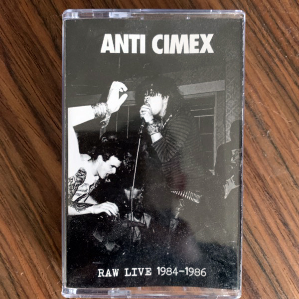 ANTI CIMEX Raw Live 84-86 (Black Konflik - Malaysia original) (NM) TAPE