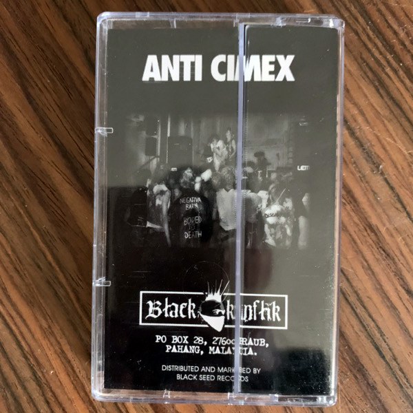 ANTI CIMEX Raw Live 84-86 (Black Konflik - Malaysia original) (NM) TAPE