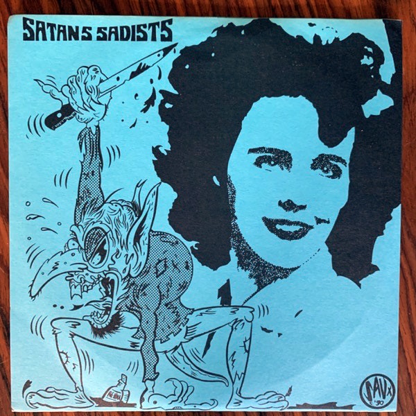 SATAN'S SADISTS Black Dahlia (Black, red vinyl) (Sympathy For The Record Industry - USA original) (VG+) 2x7"