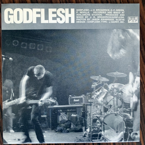 GODFLESH Slateman / Wound '91 (Sub Pop - USA original) (EX) 7"