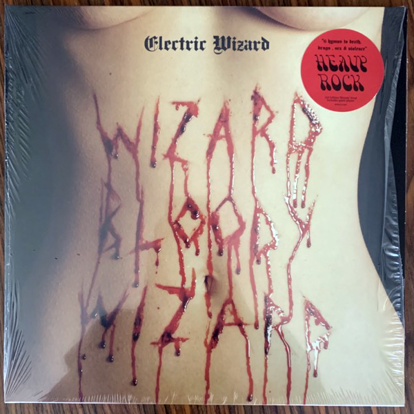 ELECTRIC WIZARD Wizard Bloody Wizard (White, red splatter vinyl) (Witchfinder - Europe RSD repress) (NM) LP