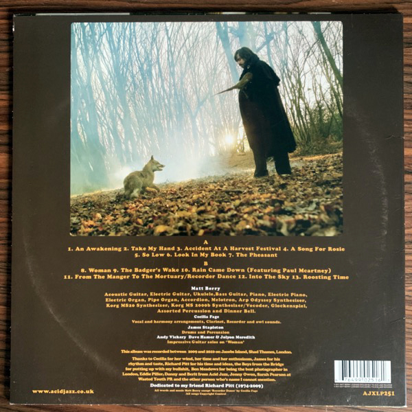 MATT BERRY Witchazel (Acid Jazz - UK original) (VG+) LP