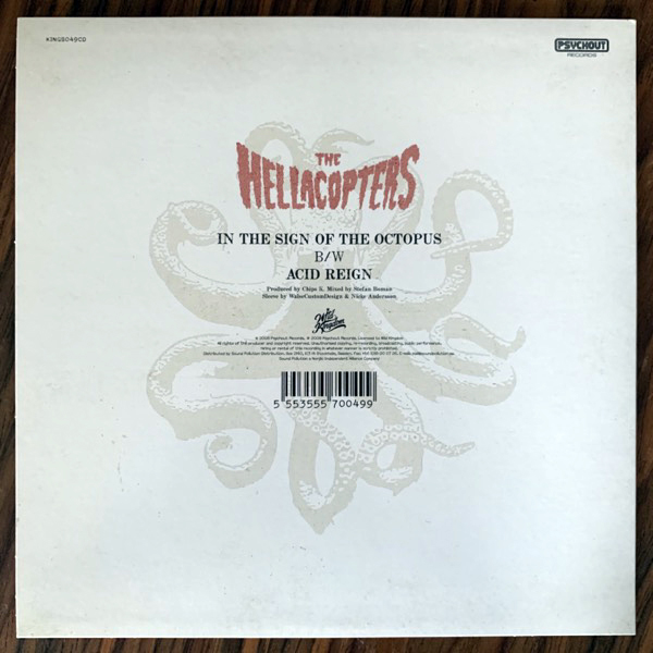 HELLACOPTERS, the In The Sign Of The Octopus (Psychout - Sweden original) (EX) 7"