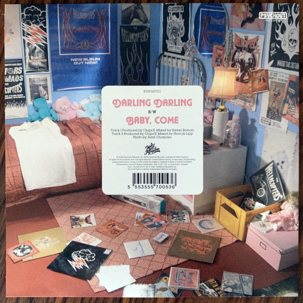 HELLACOPTERS, the Darling Darling (Wild Kingdom - Sweden original) (NM/EX) 7"