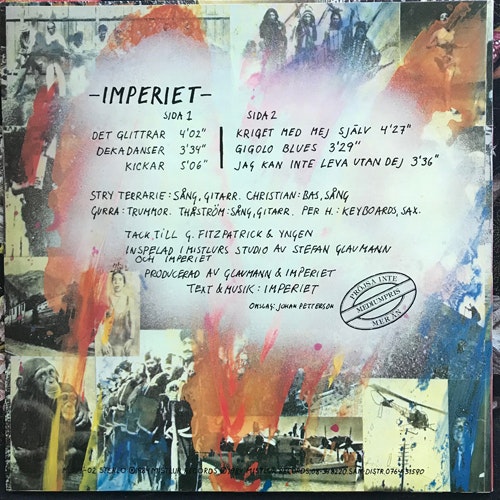 IMPERIET Imperiet (Mistlur - Sweden original) (EX/VG+) MLP