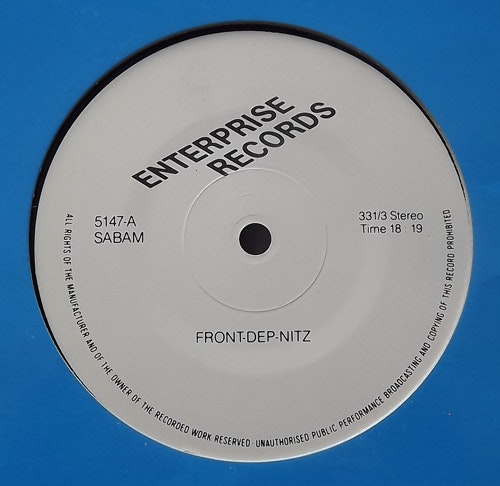 VARIOUS Front-Dep-Nitz/German Kraft (Enterprise - Europe unofficial release) (VG+) 12"