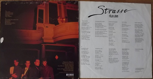 STRASSE Följa John (Rixi - Sweden original) (VG/VG+) LP