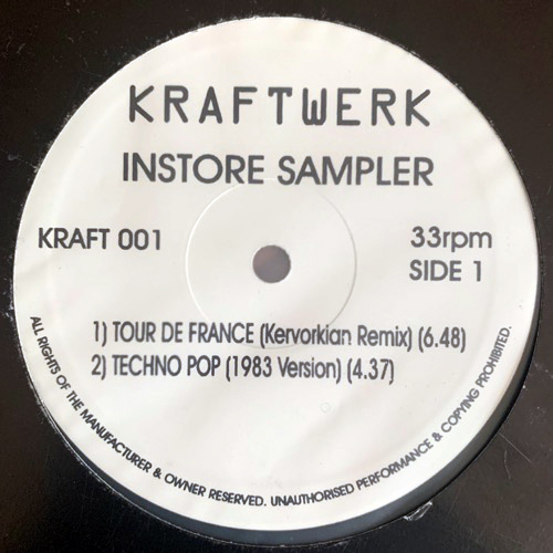 KRAFTWERK Instore Sampler (No label - UK unofficial release) (VG) 12"
