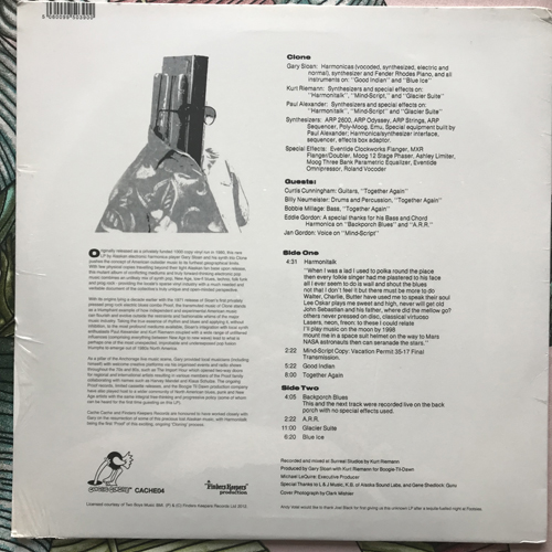 GARY SLOAN AND CLONE Harmonitalk (Cache Cache - UK reissue) (SS) LP