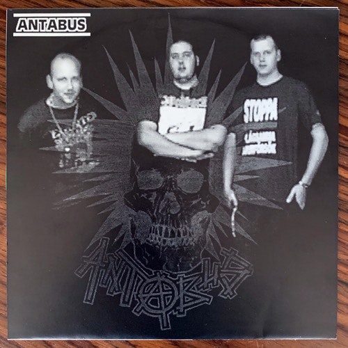 ANTABUS/HELLSHIT Split (Green vinyl) (Mysko - Sweden original) (EX/VG+) 7"