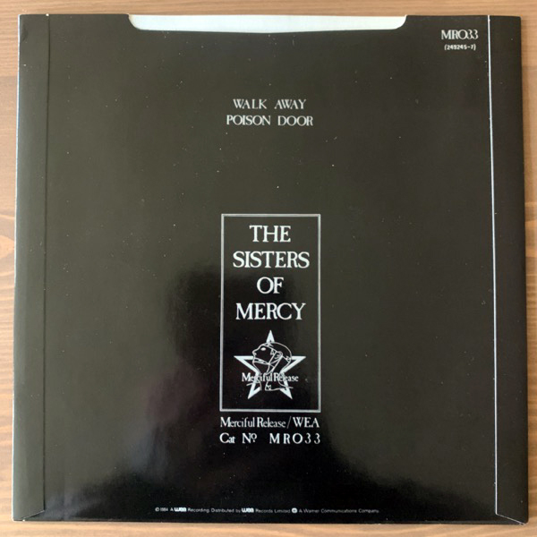 SISTERS OF MERCY, the Walk Away (Merciful Release - UK original) (EX) 7"