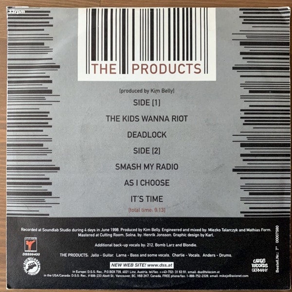 PRODUCTS, the [...Just Having A Laugh E.P] (DSS - Austria original) (VG+/EX) 7"