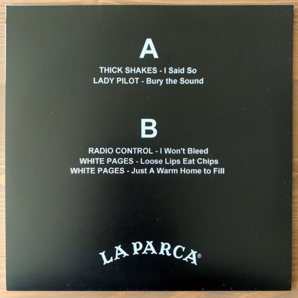 VARIOUS Radio Control, Lady Pilot, White Pages, Thick Shakes (La Parca - USA original) (EX) 7"