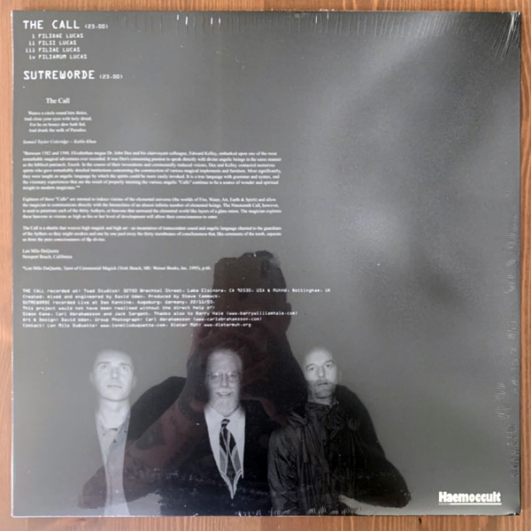 DIETER MÜH & LON MILO DUQUETTE The Call (Haemoccult - UK original) (SS/VG+) LP