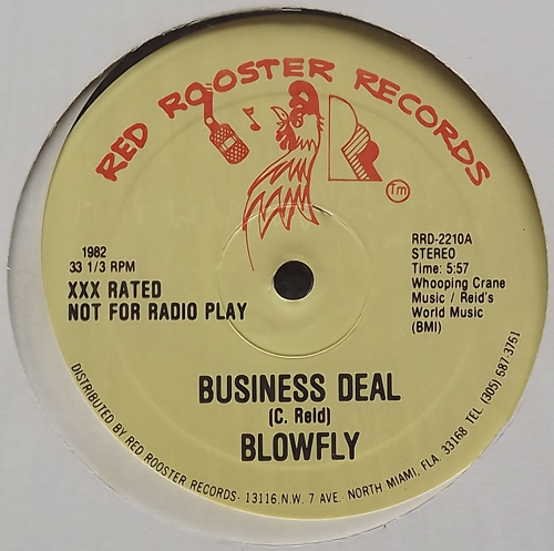 BLOWFLY Business Deal (Red Rooster - USA original) (EX) 12"