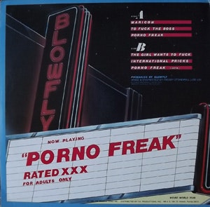 BLOWFLY Porno Freak (Weird World - USA original) (VG+/EX) LP