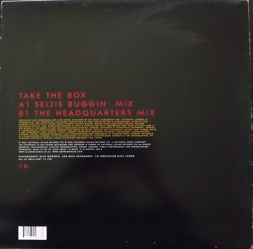 AMY WINEHOUSE Take The Box (Island - UK original) (VG+/EX) 12"