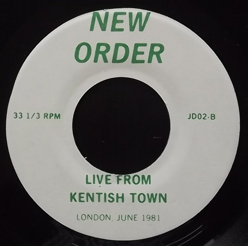 NEW ORDER Live From Kentish Town (No label - USA unofficial repress) (VG+) 7"