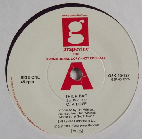 C.P. LOVE Trick Bag (Promo) (Grapevine 2000 - UK reissue) (EX) 7"