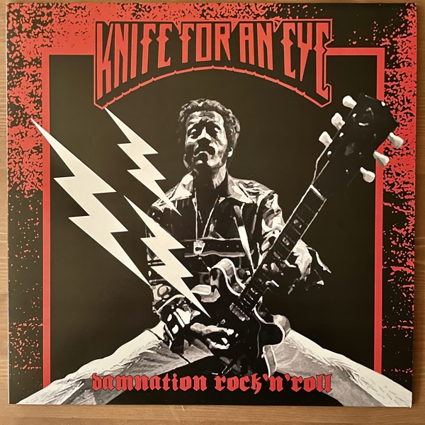 KNIFE FOR AN EYE Damnation Rock´n´Roll (Clear vinyl) (Tvåtakt - Sweden 2nd press) (NM) LP
