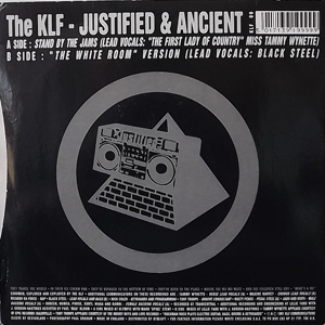 KLF, the Justified & Ancient (KLF Communications - UK original) (VG+/EX) 7"
