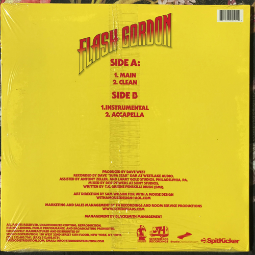 TALIB KWELI Flash Gordon (Seven Heads - USA original) (NM/EX) 12"