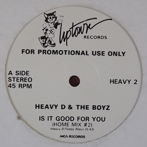 HEAVY D & THE BOYZ Is It Good For You (Promo) (Uptown - USA original) (EX) 12"
