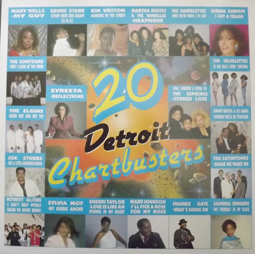 VARIOUS 20 Detroit Chartbusters (Motorcity - UK original) (EX) LP